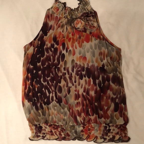 Iz Byer Tops - iZ Byer California Sleeveless Turtle neck blouse M